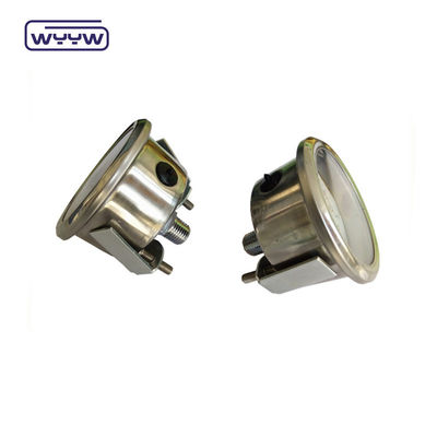 품질  Axial 2.5" U-Clamp Pressure Gauge Manometer / Back Connection Pressure Gauge 공장