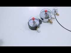 NO+NO 블랙 스틸 케이스 1.6MPa 100mm 380V 전기 접촉 마노미터 AC 압력 측정기