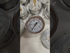 후면 연결 oii 채운 압력 측정기