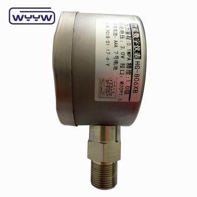 60mm 스테인리스 스틸 디지털 압력 측정기 LCD 디스플레이
