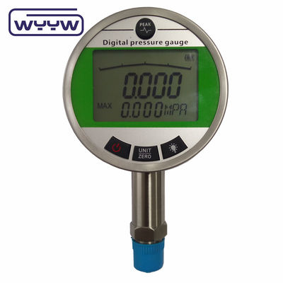 5자리 디지털 압력 측정기 100mm 고정도 LCD 배터리