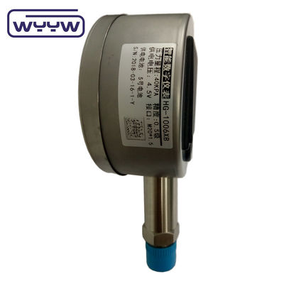 5자리 디지털 압력 측정기 100mm 고정도 LCD 배터리