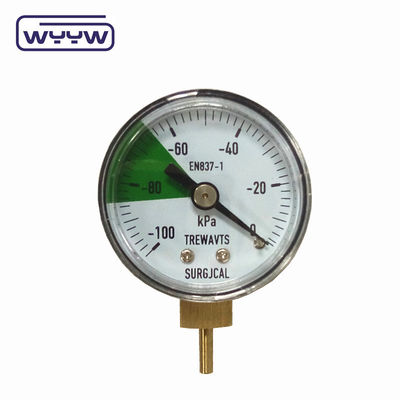 -100-0kpa 40mm 가스 압력 진공 측정기 OEM ODM 사용자 정의