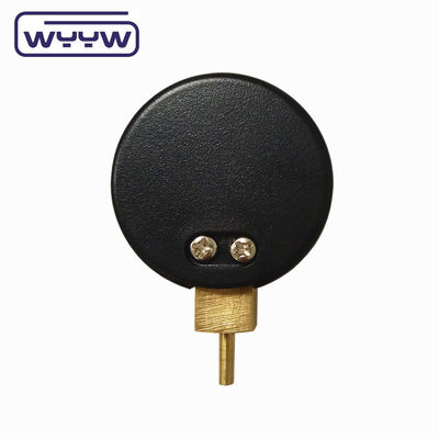 -0.1-0mpa 40mm 펌프 압력 척도 구리 연결 바닥 검은 철 케이스