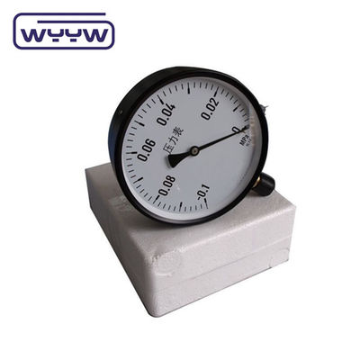 10.6%Fs -30inhg 진공 압력 측정기 -1-0 Mpa 100mm 음압 압력 측정기