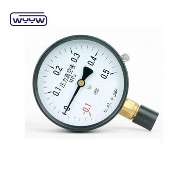 10.6%Fs -30inhg 진공 압력 측정기 -1-0 Mpa 100mm 음압 압력 측정기