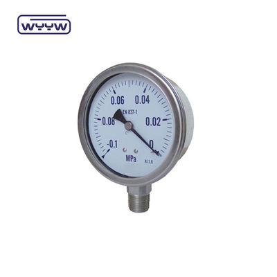 100mm 진공 압력 측정 기기 OEM ODM OBM 사용자 정의