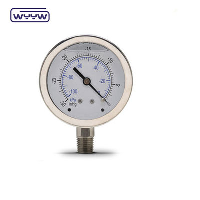 100mm 진공 압력 측정 기기 OEM ODM OBM 사용자 정의