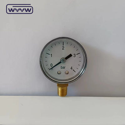 CE 표준 40MM 플라스틱 0-4Bar 1/8&quot;BSP AIR Manometer 천연 가스 압력 측정기
