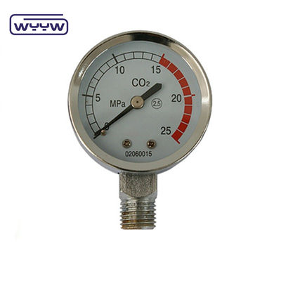 상업적 압력 측정기 압력 조절기 천연 가스를 사용 50mm 마노미터 공급자 CO2 압력 측정기