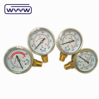 상업적 압력 측정기 압력 조절기 천연 가스를 사용 50mm 마노미터 공급자 CO2 압력 측정기