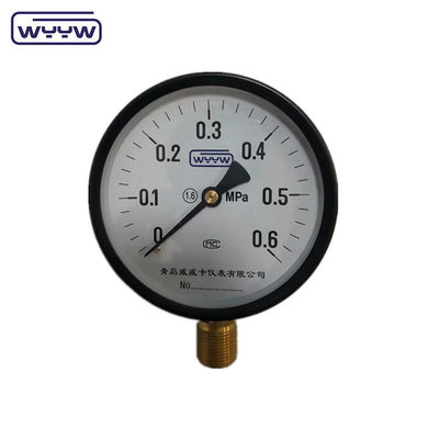아래 1/2 &quot;bsp CE 100mm 일반 OEM 사용 가능한 정렬 압력 측정기