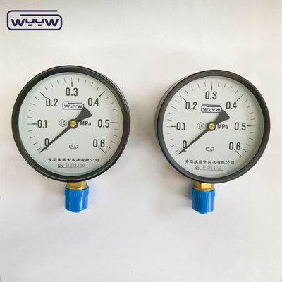아래 1/2 &quot;bsp CE 100mm 일반 OEM 사용 가능한 정렬 압력 측정기