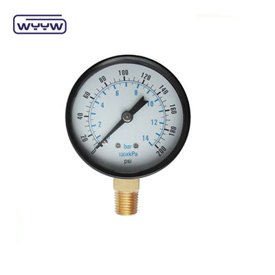 측정 기기 60mm 경제 0-10bar 공기 대기 압력 측정기