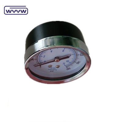 60MM 0-10kgcm2 &amp; 150psi 검은색 강철 케이스 물 압력을위한 흰색 다이얼 마노미터