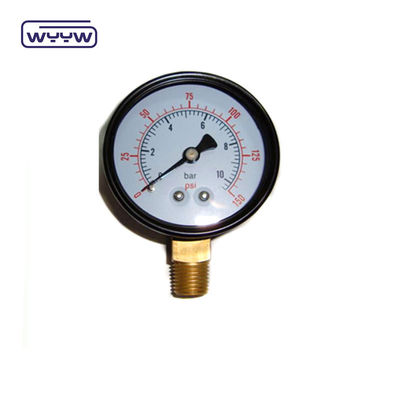 수영장 필터에 대한 압력 측정기 2&quot; 다이얼, 0-60 Psi, 바닥 마운트 1/4 &quot;파이프 스레드