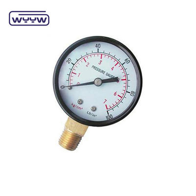 수영장 필터에 대한 압력 측정기 2&quot; 다이얼, 0-60 Psi, 바닥 마운트 1/4 &quot;파이프 스레드
