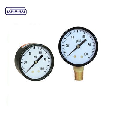 수영장 필터에 대한 압력 측정기 2&quot; 다이얼, 0-60 Psi, 바닥 마운트 1/4 &quot;파이프 스레드