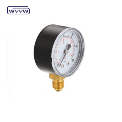 OEM 50mm 지름 0-15 PSI 0-1 바 1/4 NPT 압력 측정기