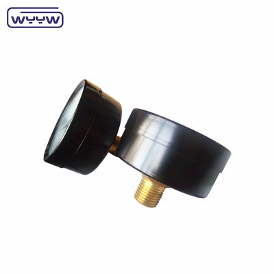 좋은 품질 2 인치 보르본 튜브 타입 중앙 후방 연결 1/4 &quot;NPT BSP 낮은 9 Psi 마노미터 압력 측정기