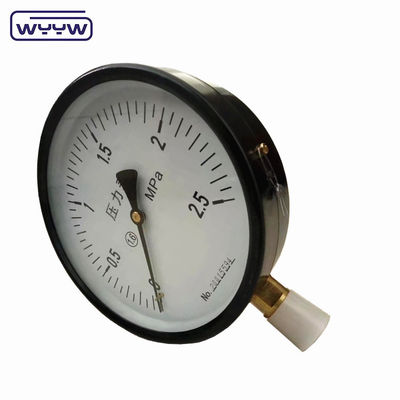 공장 Y-150 천연 가스 시험 압력 측정기 아날로그 6 인치 150mm 0-1MPa 0-150psi 질소 마노미터