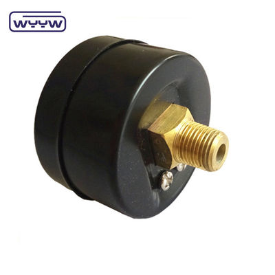 60mm 1/4 &quot;npt 축형 공기 압축기 압력 측정기
