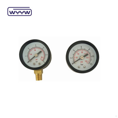 일반 천연 가스 기량 측정기 1.5&quot; 압력 측정기 1/8 npt