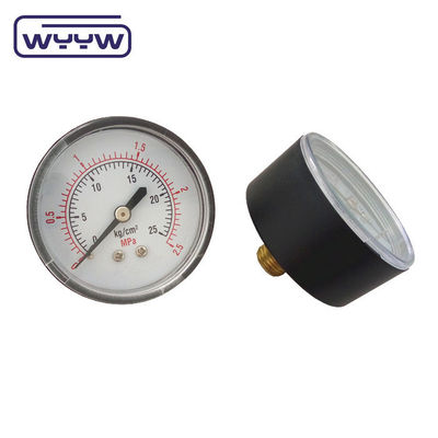 중국 압력 측정기 공장 가격 1.5&quot; 40mm 0-3.5bar 플라스틱 축 가스 마노미터