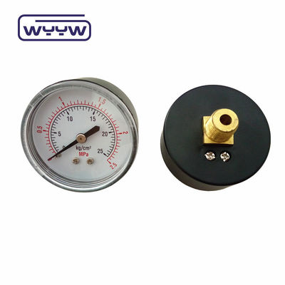 중국 압력 측정기 공장 가격 1.5&quot; 40mm 0-3.5bar 플라스틱 축 가스 마노미터
