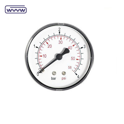 중국 압력 측정기 공장 가격 1.5&quot; 40mm 0-3.5bar 플라스틱 축 가스 마노미터