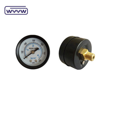 수축 후부 장착 OEM 사용 가능한 바 psi 이중 스케일 마노미터 2&quot; 50mm 공기 서스펜션 압력 측정기
