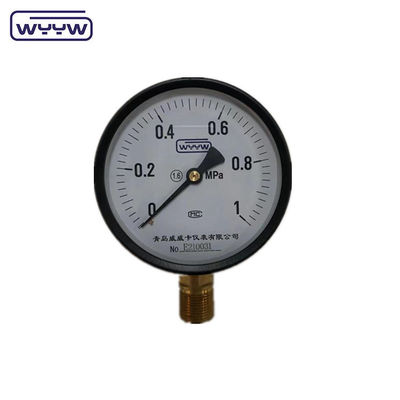 가격 WYYW 공장 1MPa 1.6MPa 100mm 압력 측정기 M20X1.5 G1/2&quot; 물 기량