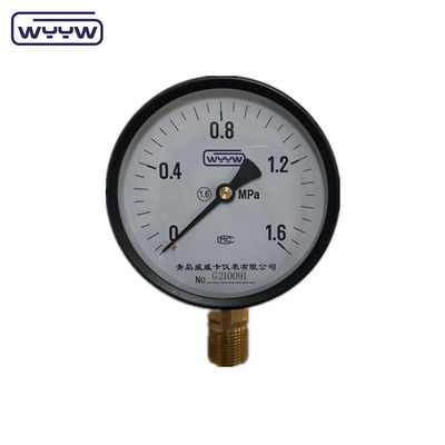 가격 WYYW 공장 1MPa 1.6MPa 100mm 압력 측정기 M20X1.5 G1/2&quot; 물 기량