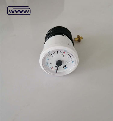 40mm 0-4bar 벽에 매달린 보일러 압력 척도