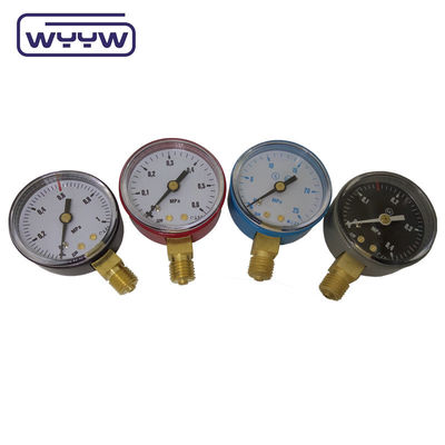 천연가스 압력 측정기 50mm 색 압력 측정기