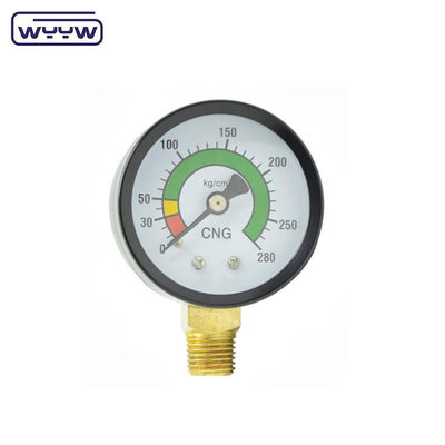 블랙 스틸 경제 압력 측정기 60mm 천연 가스 LPG 압력 측정기