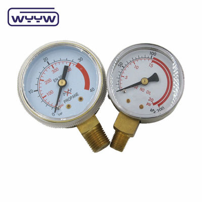 블랙 스틸 경제 압력 측정기 60mm 천연 가스 LPG 압력 측정기