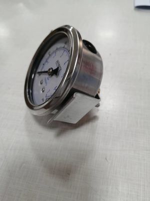 ss304 수압 잭 1/4 &quot;bsp 2.5&quot; 액체로 채워진 축적 클램프 압력 측정기