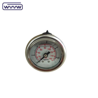 40mm 센테어 뒷 OEM 1/4 &quot;bsp npt 1.5 인치 얼굴 글리세린 가득 압력 측정기
