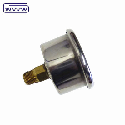 40mm 센테어 뒷 OEM 1/4 &quot;bsp npt 1.5 인치 얼굴 글리세린 가득 압력 측정기