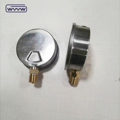 100mm 1.6% 1% 정확성 펌프 압력 측정기, 필터용 차차 압력 측정기, 압력 측정기