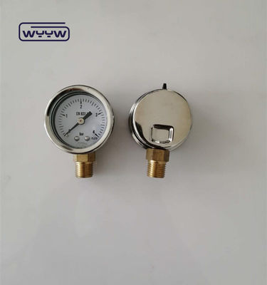 SS 케이스 가스 테스트 압력 측정기 40mm 다이얼 사이즈 뒷 마운트