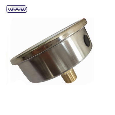 수압 잭 압력 측정기 센터 후방 연결 100mm 다이얼 크기