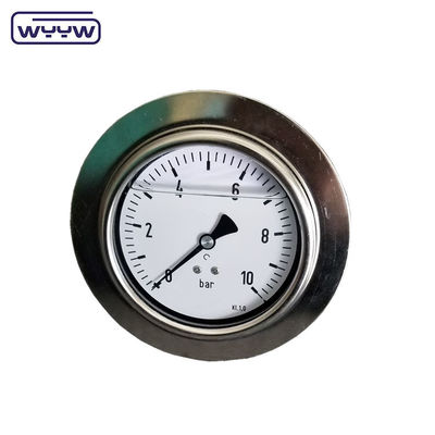 2.5" 바 Psi 플랜지 타입 압력 측정기 마노미터 패널 장착