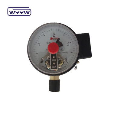 6&quot; 150mm 압력 측정기 전기 접촉과 함께 검은 철강 물질