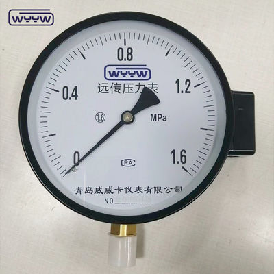 1.6MPa 검은 강철 케이스 1/2 &quot;bsp M20X1.5 6 인치 전기 접촉 듀얼 스케일 마노미터 압력 측정기 가격