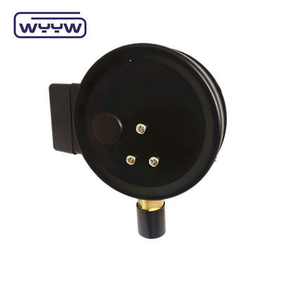 NO+NO 블랙 스틸 케이스 1.6MPa 100mm 380V 전기 접촉 마노미터 AC 압력 측정기