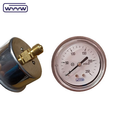 63mm mmh2o 수축 Mbar Bellows SS304 케이스와 함께 압력 측정 기량