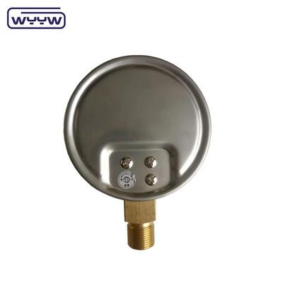 중국 공장 캡슐 압력 측정기 100mm mbar ss 케이스 청동 연결 1/2&quot;bsp cmh2o 저압 기량