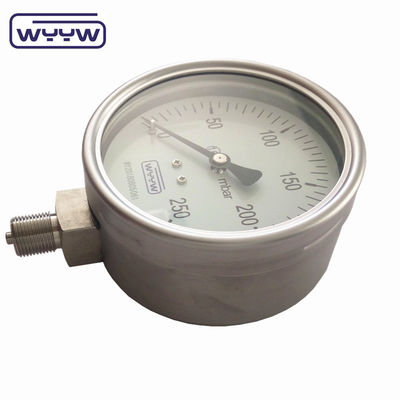 100mm 4 &quot; 모든 스테인리스 스틸 압력 측정기, 벨로 타입 압력 측정기